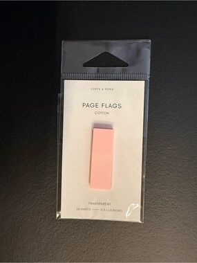 Cloth & Paper Pink Page Flags - Pack of 50